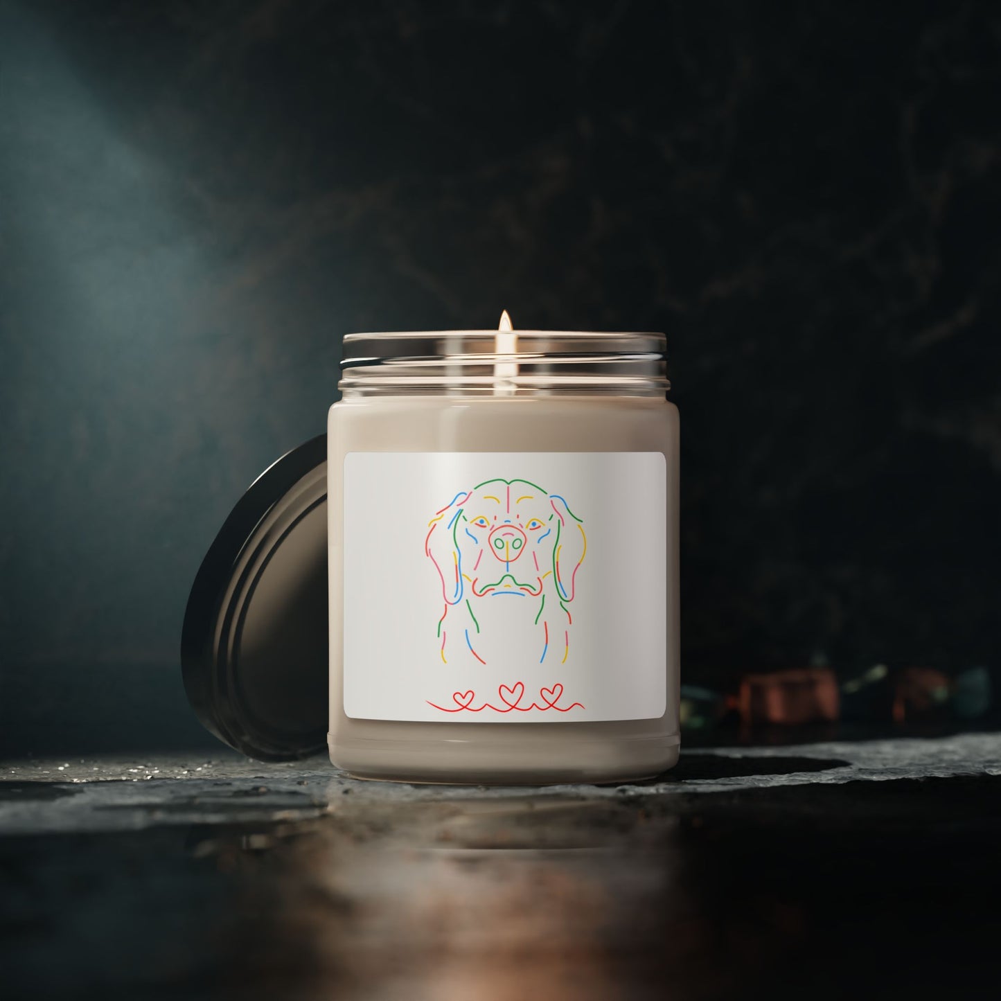 Doggy Candle, Scented Soy Candle, 9oz