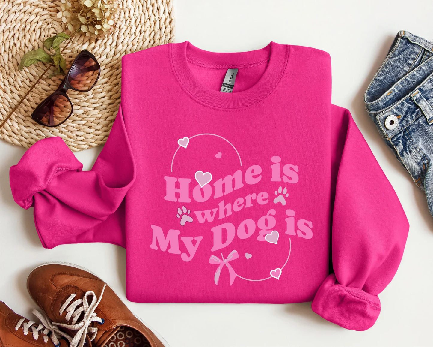 Home Is Where My Dogs Is Sweatshirt