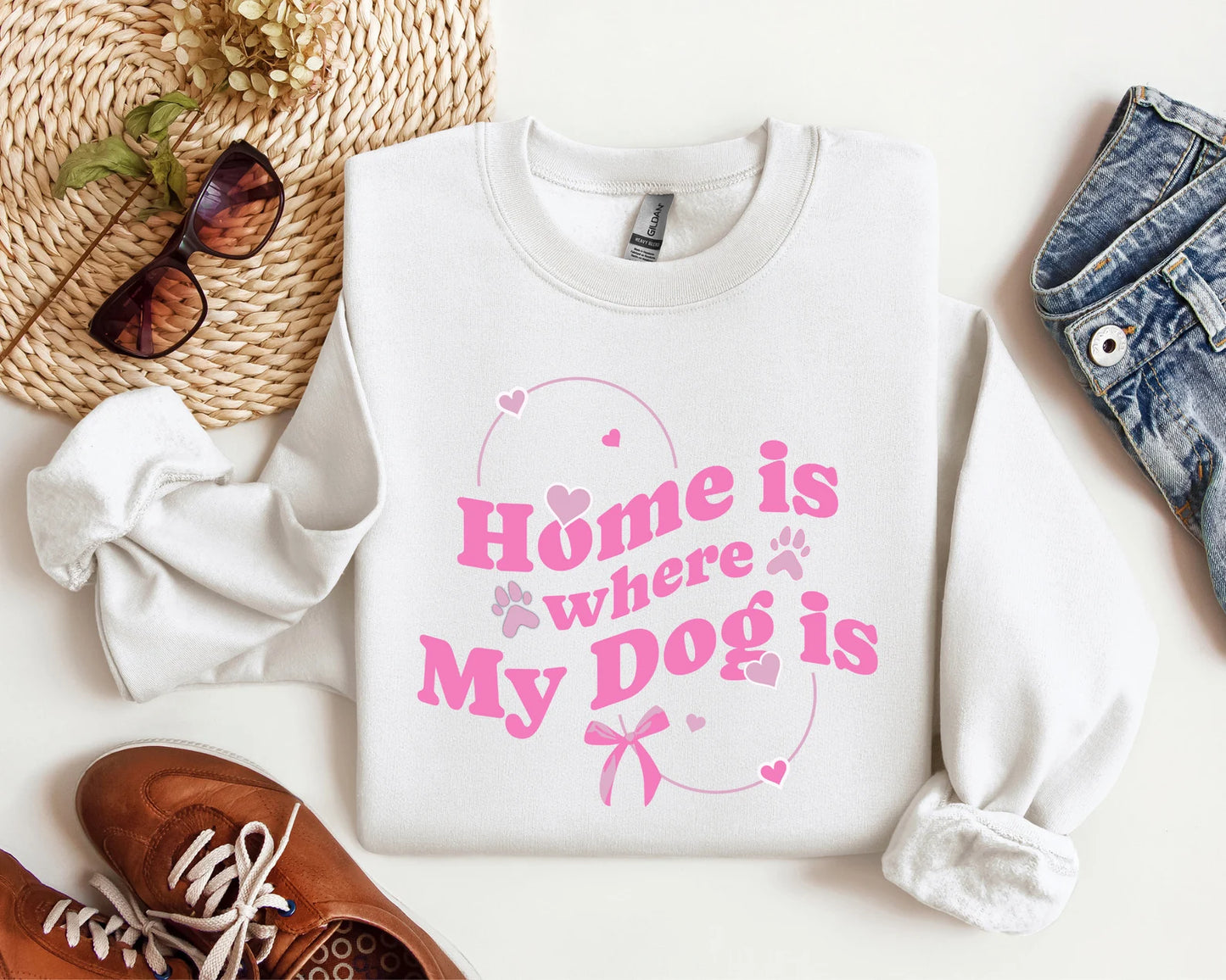 Home Is Where My Dogs Is Sweatshirt