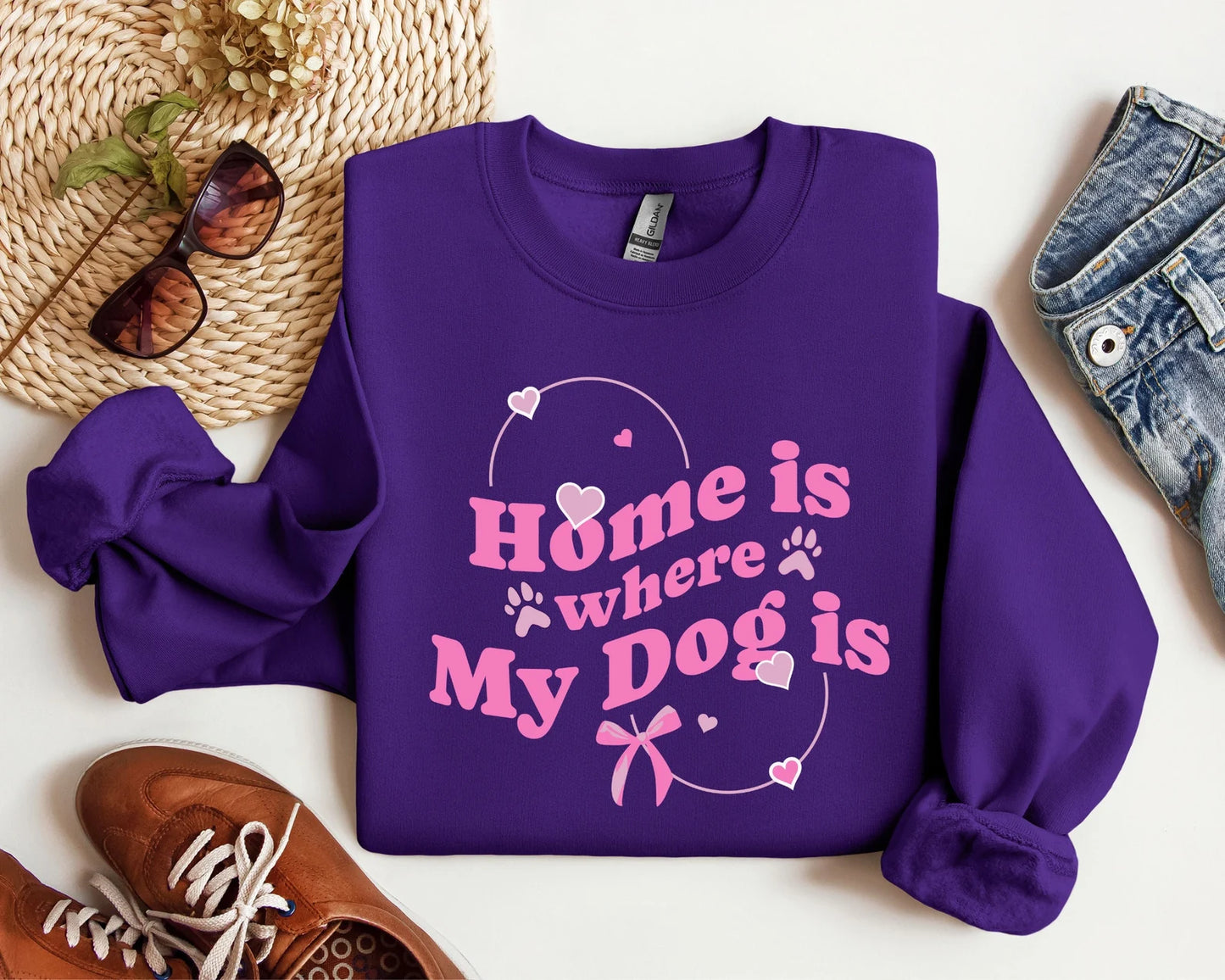 Home Is Where My Dogs Is Sweatshirt